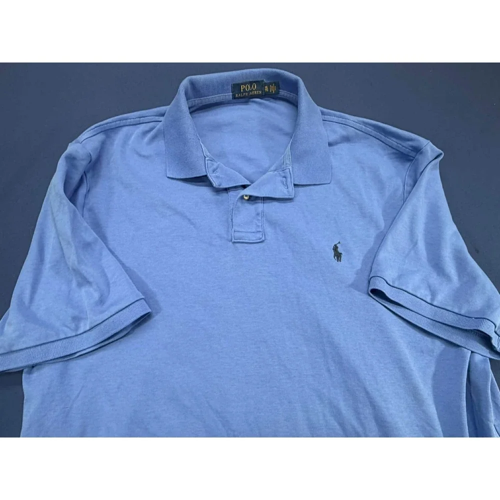 Polo Ralph Lauren Polo Shirt Classic Shirt Blue‎ Small Pony XL